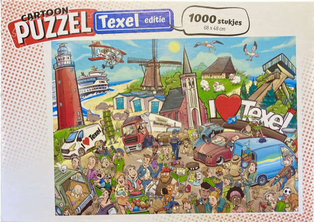 het internet ontploffing Afscheid Puzzel 1000 stukjes - I Love Texel